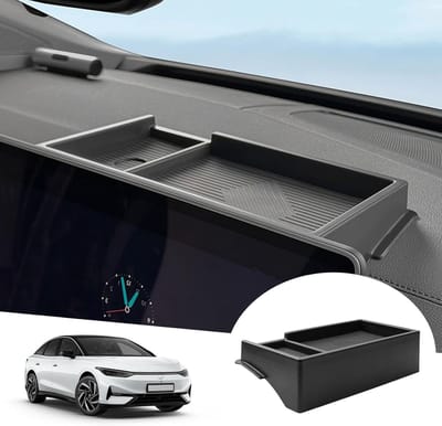 Compatibele 15" Console Opbergdoos voor VW ID.7 (2024-2026) - Organizer Tray voor Discover Pro Max, ID.7 Accessoires en Opbergoplossingen