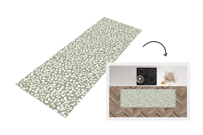 Keukenloper - Loper keuken - Bloemen - Patronen - Planten - 150x50 cm - Keukenloper vinyl