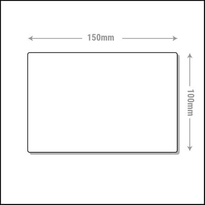 V Safety Beleefde Kennisgeving, Geen ongewenste post, Geen Canvassers, Nee... CCTV in bedrijf 150 x 100 mm - 3 mm geborsteld aluminium composiet veiligheidsteken