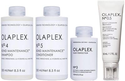 Beschadigd haar pakket Olaplex No.3 + 4 + 5 + 0.5