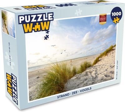 Puzzel Strand - Zee - Vogels - Legpuzzel - Puzzel 1000 stukjes volwassenen