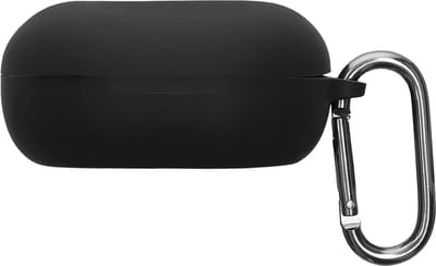 kwmobile cover voor oordopjes case - geschikt voor SteelSeries Arctis Gamebuds - Trendy beschermhoes draadloze oordopjes in zwart