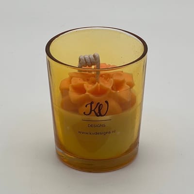 Kaars in glazen pot - 459
