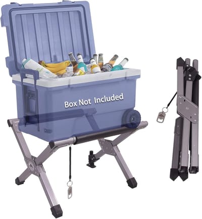 Opvouwbare koelstandaard voor buitenactiviteiten - Lichtgewicht en antislip voor kamperen, BBQ, picknick en meer