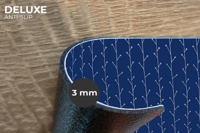 Placemats - 6 stuks - 45x30 cm - Placemat kunststof - Planten - Patroon - Japan - Borden onderleggers - Decoratie voor op tafel - Keuken tafeldecoratie accessoires - Vinyl onderlegger - Tafelversiering
