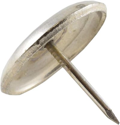 Metalen Meubelglijders - Viltglijders Nagel - Houten Meubels Verplaatsen - Eenvoudige Montage - 25 mm Rond - Zilver