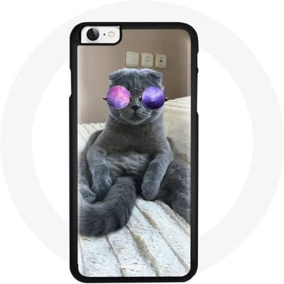 Coque Iphone 4 - British Shorthair - Souple - Protection contre les chocs - Noir - Mixte