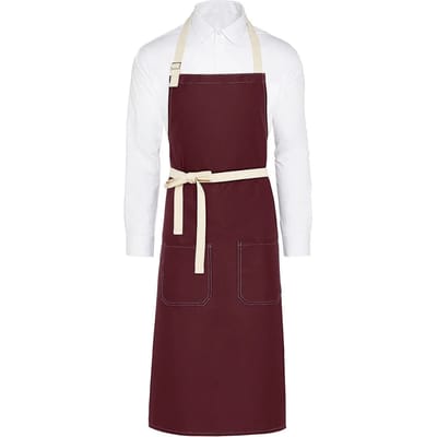 Contrasterend verzorgschort met pocket SG Accessories Bistro Santorini