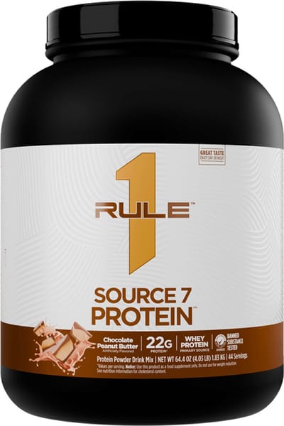Rule1 R1 Source7 Gelato Protein (4lbs) Chocolate Peanut Butter - Eiwitten - Eiwit Mix