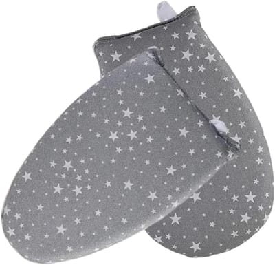 Strijkhandschoen - Beschermer - Kleding Stomen - Hittebestendig - 24 x 10 cm - Grijs