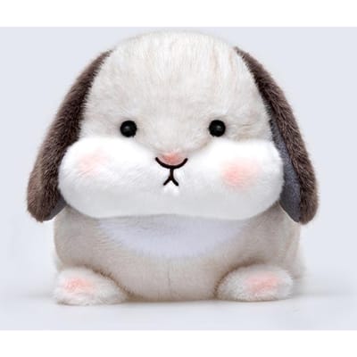 10-35Cm Simulatie Schattige Konijn Pluche Pop Kussen Rond Wit Bruin Konijn Dier Knuffel Huisdecoratie Cadeau Voor Kinderen about 10cm