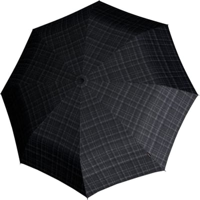 Knirps T.200 Medium Duomatic paraplu - Check black