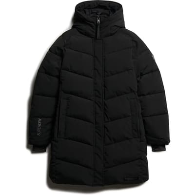 Superdry - City chevron gewatteerde parka - Dames - Gewatteerde jassen