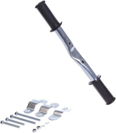 Fiets Voetrust - Fietsondersteuning - Extra Stabiliteit - Met 3 Adapters - Eén Maat - Zilver
