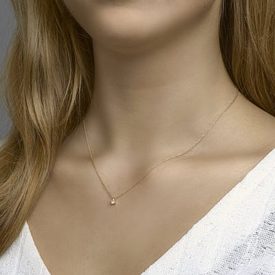 Collier Zirkonia 40 - 42 - 44 Cm