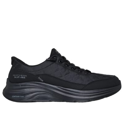 Skechers CONTOUR FOAM - COZY FIT Heren Instappers - Zwart