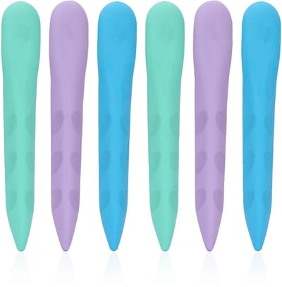 Gum, 6 stuks gummen voor kinderen, voor school, kantoor, uitwismachine, nauwkeurig wissen voor kinderen en peuters (3 kleuren)