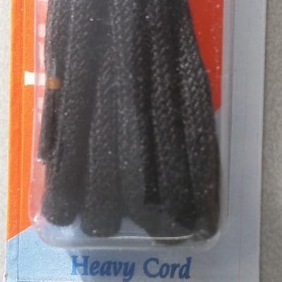 4.5 mm x 90 cm - Rond Zwart - Schoenveter - Rond Dik - schoenveters voor loop wandel berg reis hike schoenen