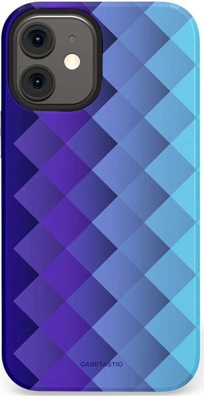 Casetastic Hoesje Geschikt voor Apple iPhone 12 Mini - Stijlvolle Beschermende Duo-layer Case - Artica