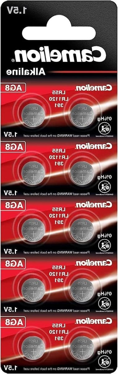 Knoopcelbatterijen - Kleine batterijen - Apparaten voeden - Kwik en cadmiumvrij - 10 stuks - Zilver