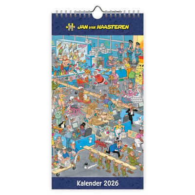 Jan van Haasteren maandnotitiekalender - 2026