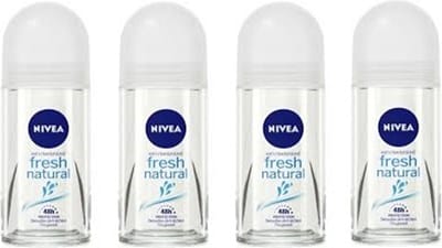 NIVEA Deo Roller - Fresh Natural - 4 x 50 ml