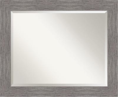 Wandspiegel Badkamer Landelijk Grijs Rustiek - Afgeschuinde Spiegel (70x90 cm)