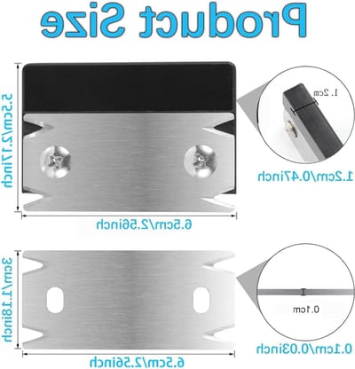 Set van 2 Houtbewerking Edge Cutters voor Nauwkeurige Afwerking, Handplaner en Randband Trimmer voor Hout en Kunststof