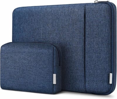 Laptoptas 13 inch Laptop Sleeve Case Compatibel met 13 MacBook Air 2020M1-2018, 13 MacBook Pro 2020M1-2016, Surface Pro X/8/7/6/5/4, XPS13, Laptoptas blauw