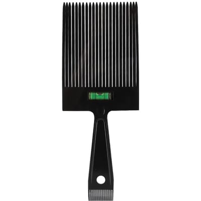 Platte Top Gids Kam Haarknipmachine Kam Kapperszaak Hairstyle Tool (Zwart) wit