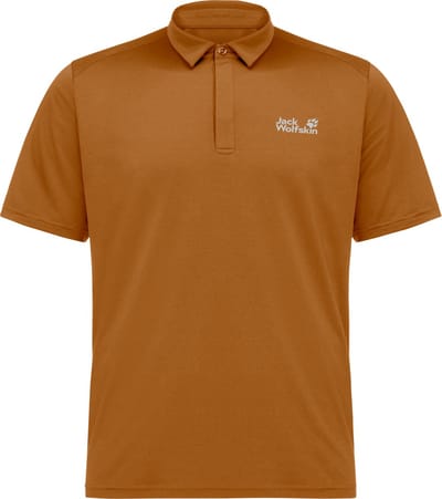 Jack Wolfskin Delgami Polo Heren - Heren Polo - Autumn Leaves