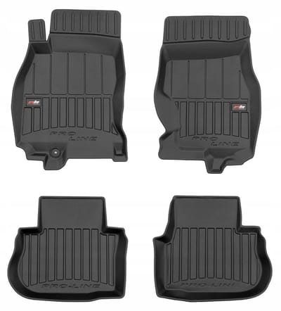 Frogum 3D Pro-Line - Automatmatten - Geschikt voor Infiniti FX I 2003-2008 - TPE Rubber - 4-delig - Hoge rand 6cm