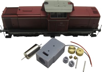 micromotor HR008C HO motor ombouwset voor Roco V 100, BR 211/212/213, BR 203/204, u.a.