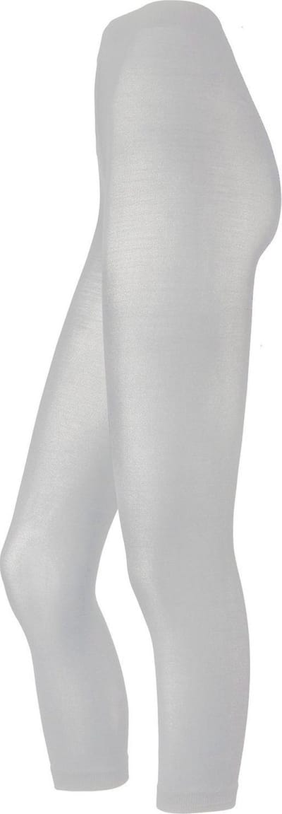 Papillon Panty Zonder Voet Wit Maat M