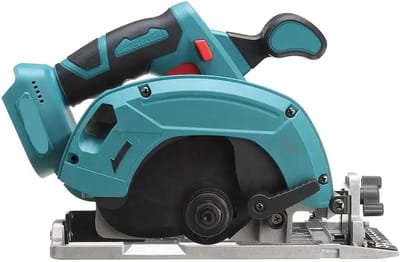 Cirkelzaag - Elektrisch Gereedschap - Hout Zagen - Borstelloze Motor - 165mm Zaagblad - Blauw