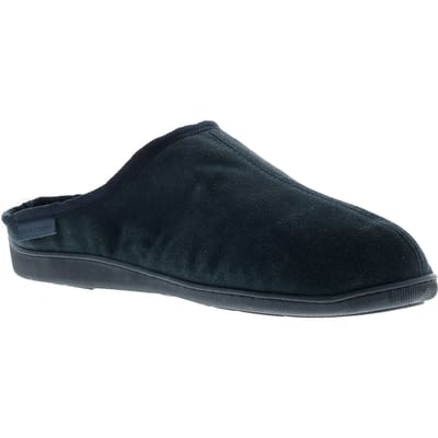 Hush puppies ashton leren muiltjespantoffel voor heren marineblauw