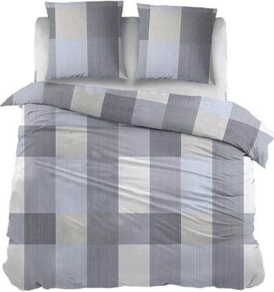 Sleepnight Dekbedovertrek Katoen Rudolf Blue - 200 x 200/220 cm + 2 kussenslopen - [Blauw]