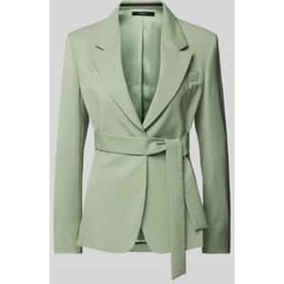 Blazer met strikceintuur
