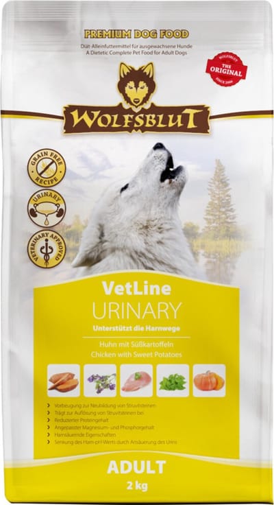 Wolfsblut VetLine Urinary - 4 x 2 kg - Voordeelverpakking