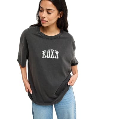Roxy Talloversize Washed T-Shirt grijs