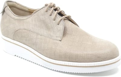 durea - 6191 G - Dames veterschoenen - Kleur: Taupe - Maat: 40.5