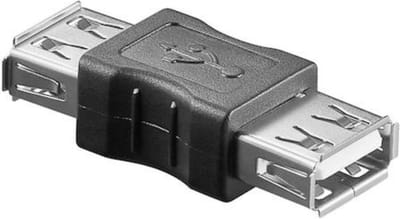 USB koppelstuk 2.0 - Zwart - Allteq
