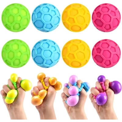 Honingraat Mesh Stressballen Taba Squishy Stress Speelgoed Tennis Gekleurde Kneeddeegbal Langzaam Rijzende Knijpballen Feestbedankje