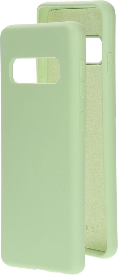 Mobiparts hoesje geschikt voor de Samsung Galaxy S10 - Siliconen - Groen