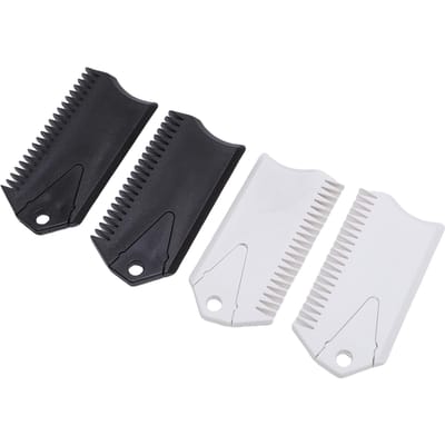 Surfplank Schraper PVC Surf Wax Kam Surfplank Wax Applicator Verwijderaar Onderhoudstool voor Surfplank 2 Zwart 2 Wit