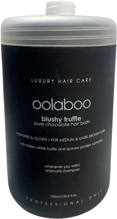 Oolaboo Blushy truffle Pure Chocolade Hair Bath Met Pomp 1000ml