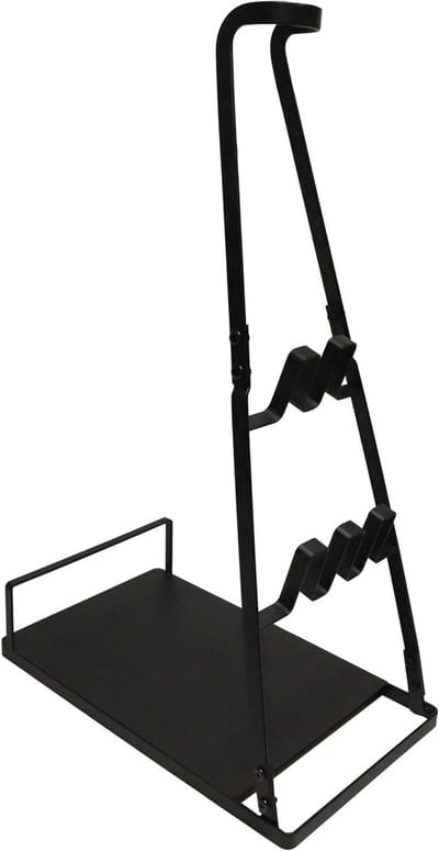 Opbergstandaard Stofzuiger - Standaard Accessoireshouder - Stofzuiger organiseren - Vrijstaand Boren Niet Nodig - 36.5x22x58 cm - Zwart