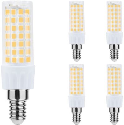 Modee E14 LED Buislamp 6W - 600lm - 4000K - Neturaal Wit - LED Afzuigkaplamp - Vervangt 60W Gloeilamp - 5 stuks