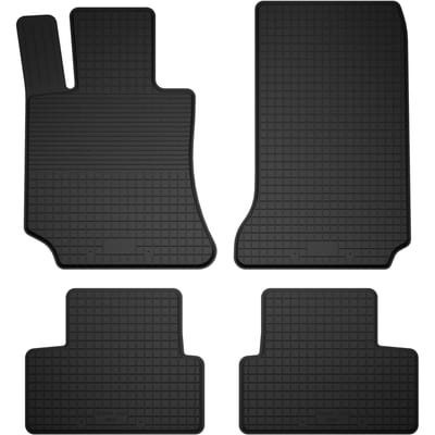 Wielganizator BasicProtect - Universele Rubber Automatten - Mercedes C W205 - 4 Stuks - Antislip