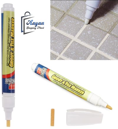 Voegenstift Wit – Tegelvoegen Reiniger & Opfrisser – Waterdicht Anti-Schimmel Marker – Antibacterieel en Sneldrogend – voegenstift wit – tegelvoegen reiniger – schimmel voegen verwijderen – badkamer voegen stift – voegen renovatie pen – 05294